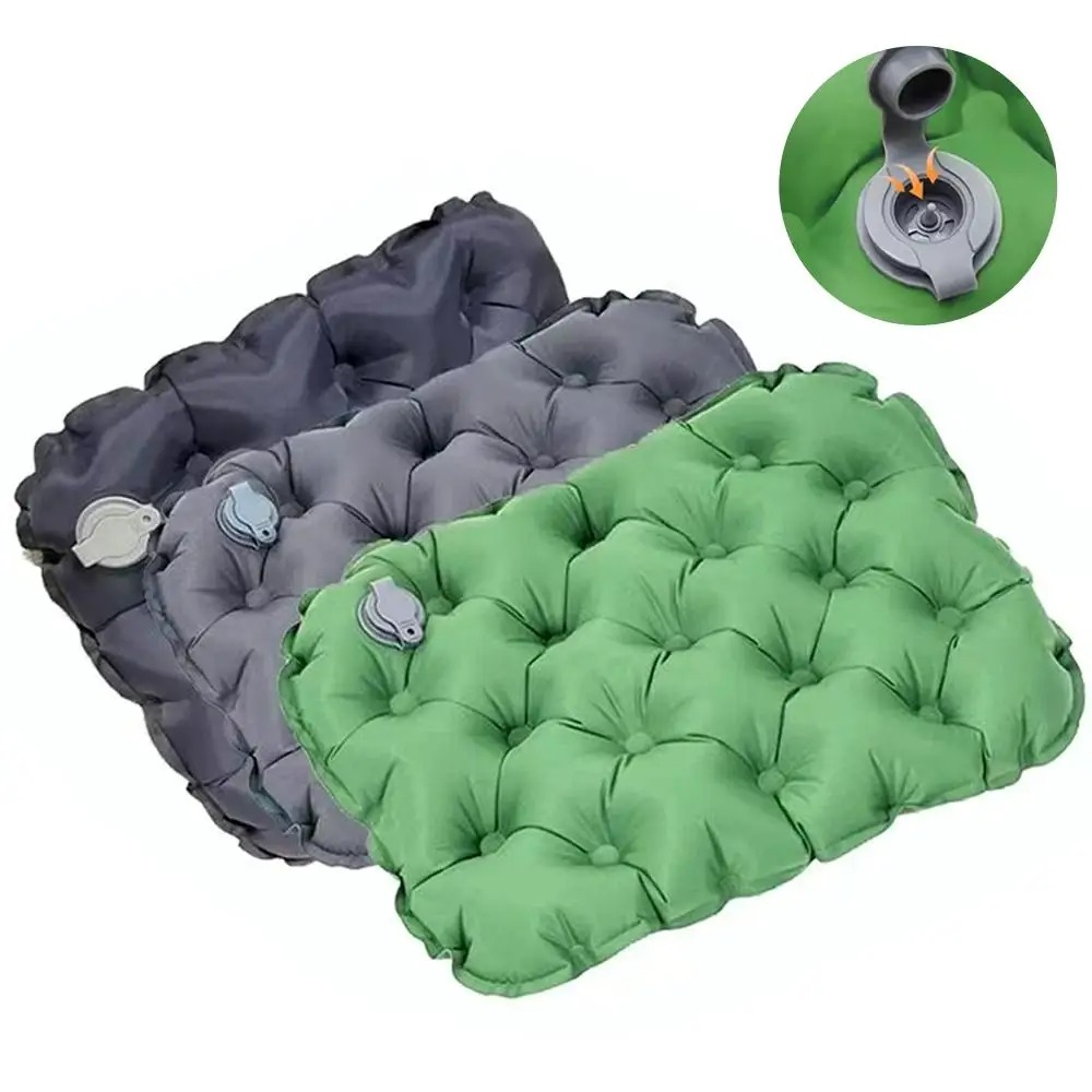 Outdoor Camping Rugs - ポータブルインフレータブルシートクッション屋外キャンプエアクッション軽量旅行防湿防水抗褥瘡エアマット
