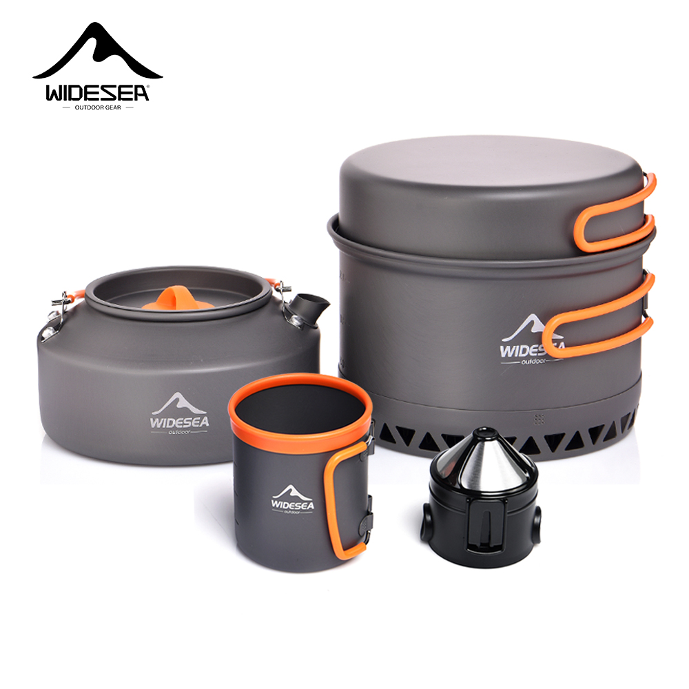 Outdoor Camping Kitchen With Sink - キャンプ食器アウトドア調理器具セットポット観光ケトルコーヒーカップフィルテキッチン用品ギア器具ハイキングピクニック旅行