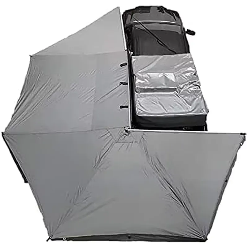 Outdoor Camping Awning - Awnlux 270度カーサイドオーニング アルミポール付き キャンプ用 アウトドア 工場直販