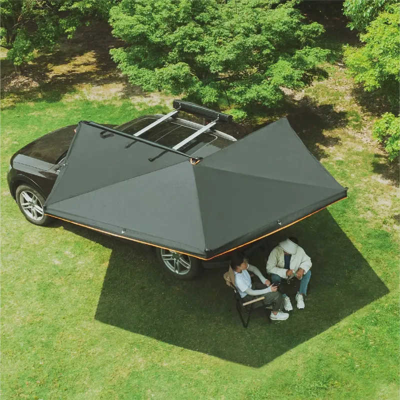 Outdoor Camping Awning - Awnlux 270度 4x4 フリースタンディング フォックスウィング ルーフサイド