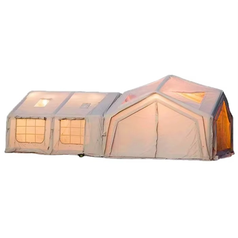 Outdoor Camping Inflatable Tent - 2026年大型エアキャビンテント、ファミリー向け屋外防水キャンプ用