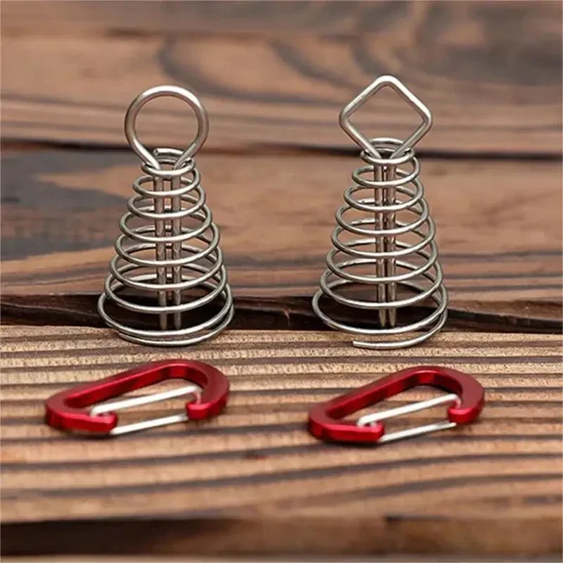 Outdoor Camping Decke - 屋外キャンプタコロープバックルキャンプデッキネイルステンレス鋼固定テントロープバックル木製フック春風ロープ