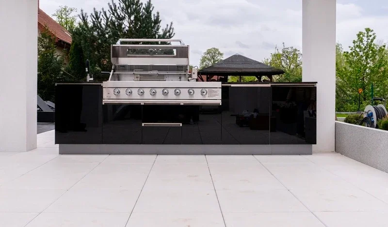 Outdoor Camping Kitchen With Sink - モジュール式屋外キッチンキャビネット、シンク付きステンレス製キャンプBBQアイランド屋外キッチンセット