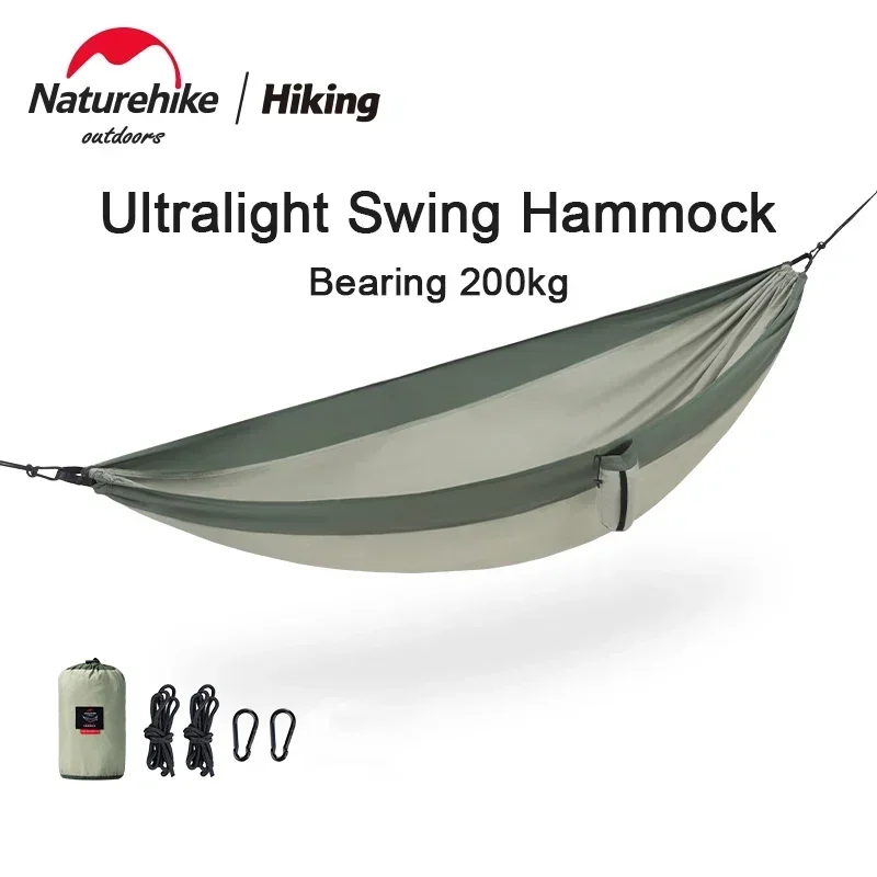Outdoor Camping Cot - Naturehike スイングハンモック 1 2 人超軽量折りたたみ屋外大人のハンモックポータブルスイングハンモックハンモックキャンプ