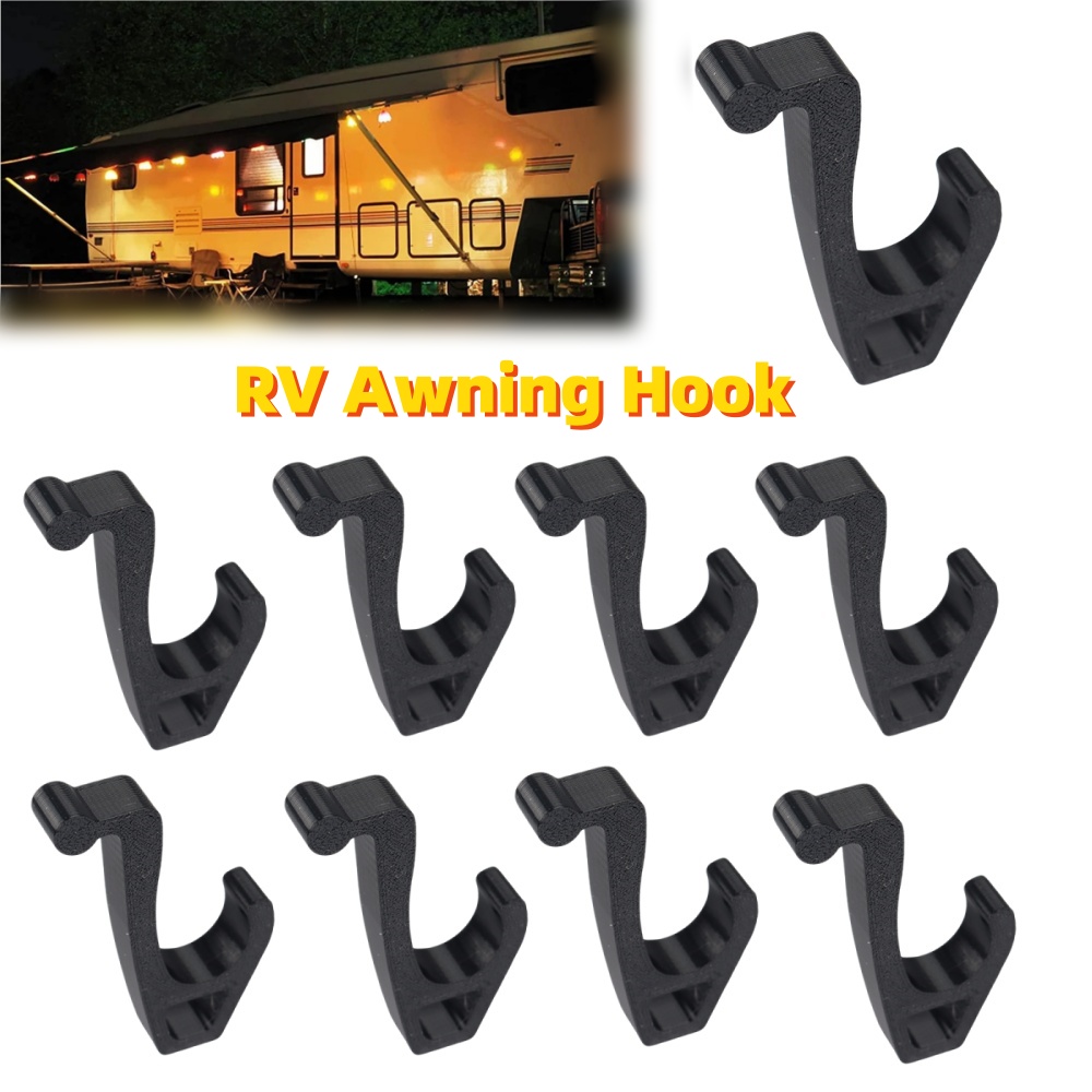 Outdoor Camping Awning - 1/2 個キャンプオーニングフッククリップ RV テントハンガーライトハンガー Fiamma Thule
