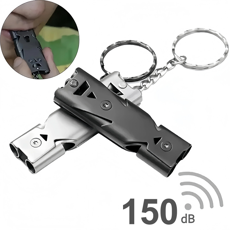 ポータブルサバイバルホイッスルキーチェーン – 高デシベル、 - Outdoor Camping Youtube のレビューと価格