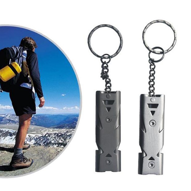 ポータブルサバイバルホイッスルキーチェーン – 高デシベル、 - Outdoor Camping Youtube のレビューと価格