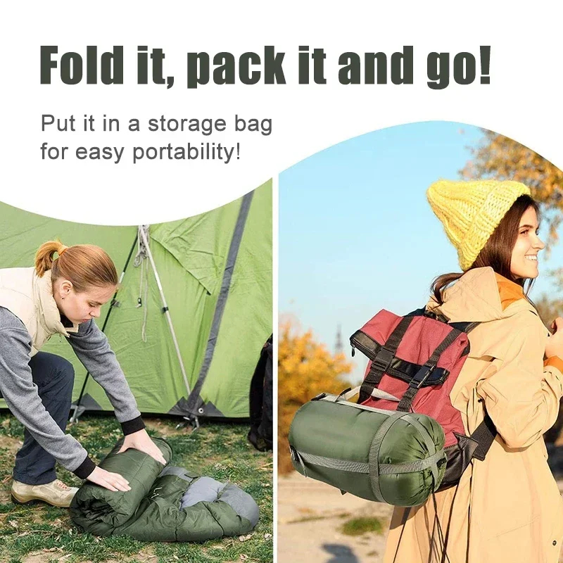 キャンプ寝袋超軽量防水 4 シーズン暖かい封筒型寝袋アウトド - Ultralight Ground Sheet のレビューと価格