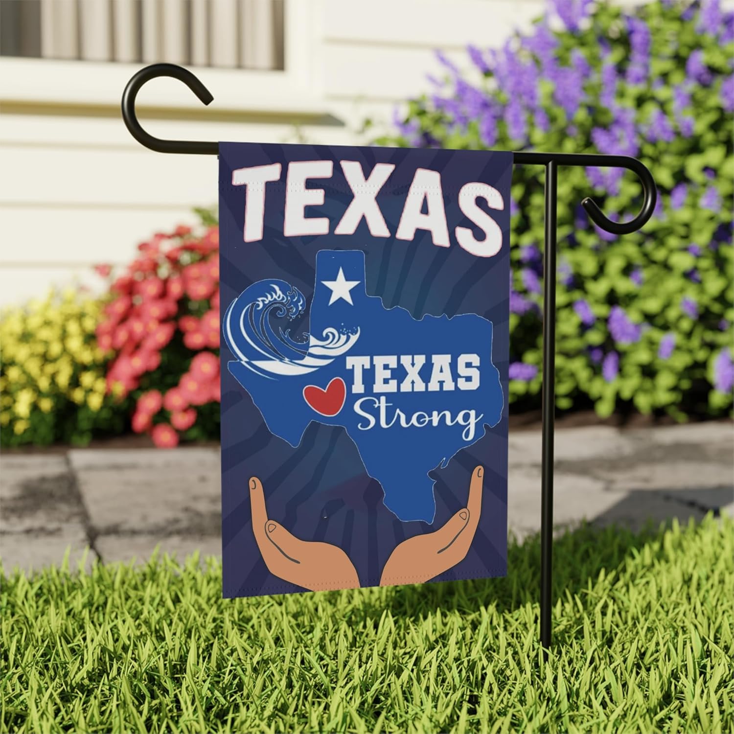 テキサス・ストロング・ガーデンフラッグ、テキサス旗の屋外装飾 - Outdoor Camping In Texas のレビューと価格