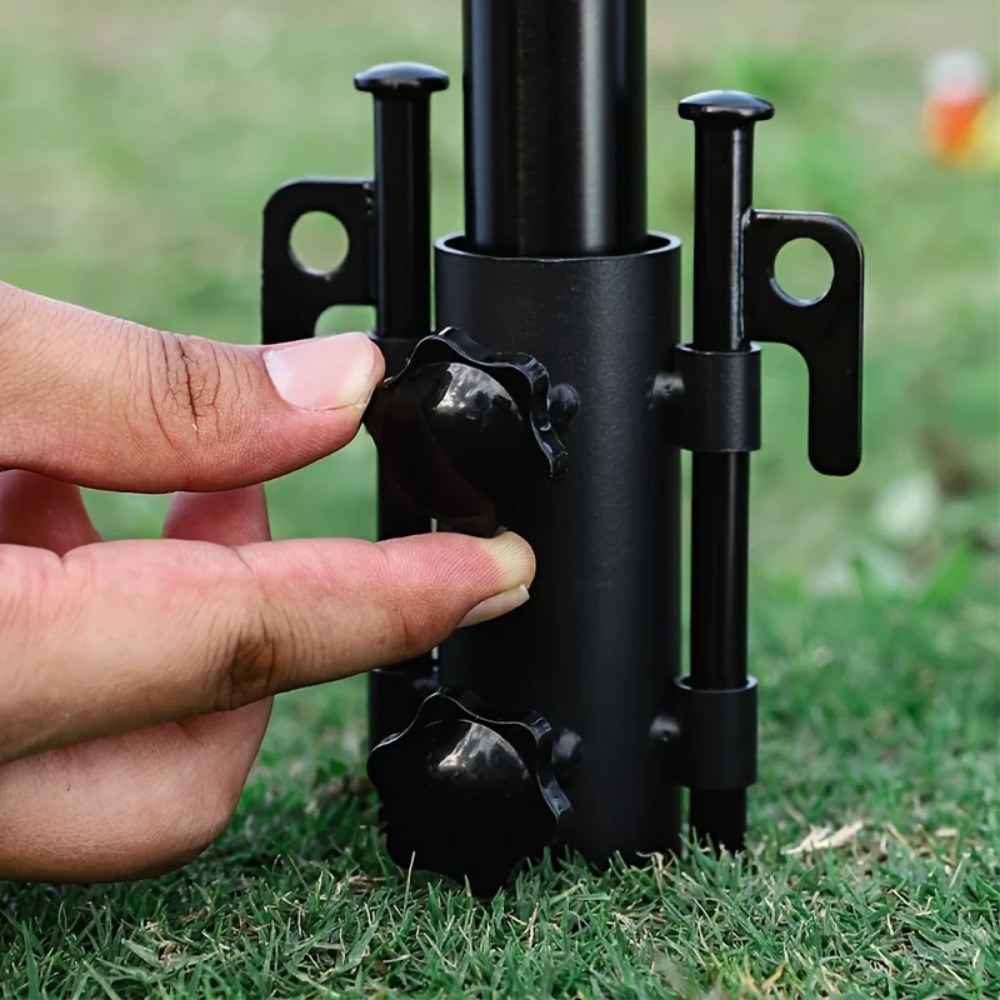 屋外カラー調整可能なキャノピーポールホルダーグランドプラグキ - Travel Outdoor Camping Youtube のレビューと価格