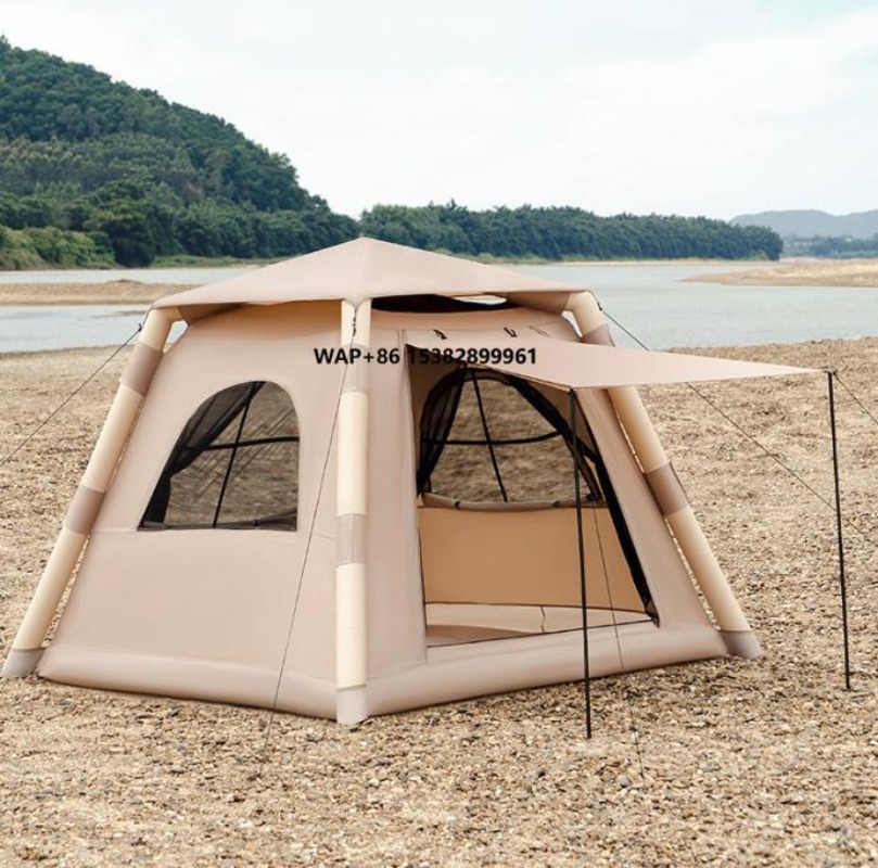 工場出荷のポータブルインフレータブルオックスフォード布製ルー - Outdoor Camping Inflatable Tent のレビューと価格