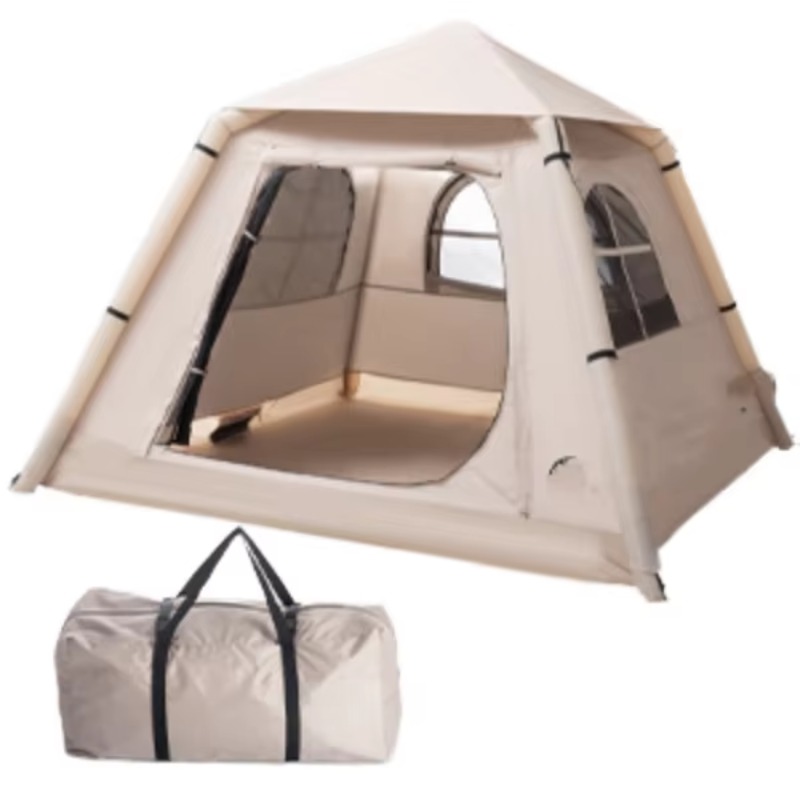 工場出荷のポータブルインフレータブルオックスフォード布製ルー - Outdoor Camping Inflatable Tent のレビューと価格