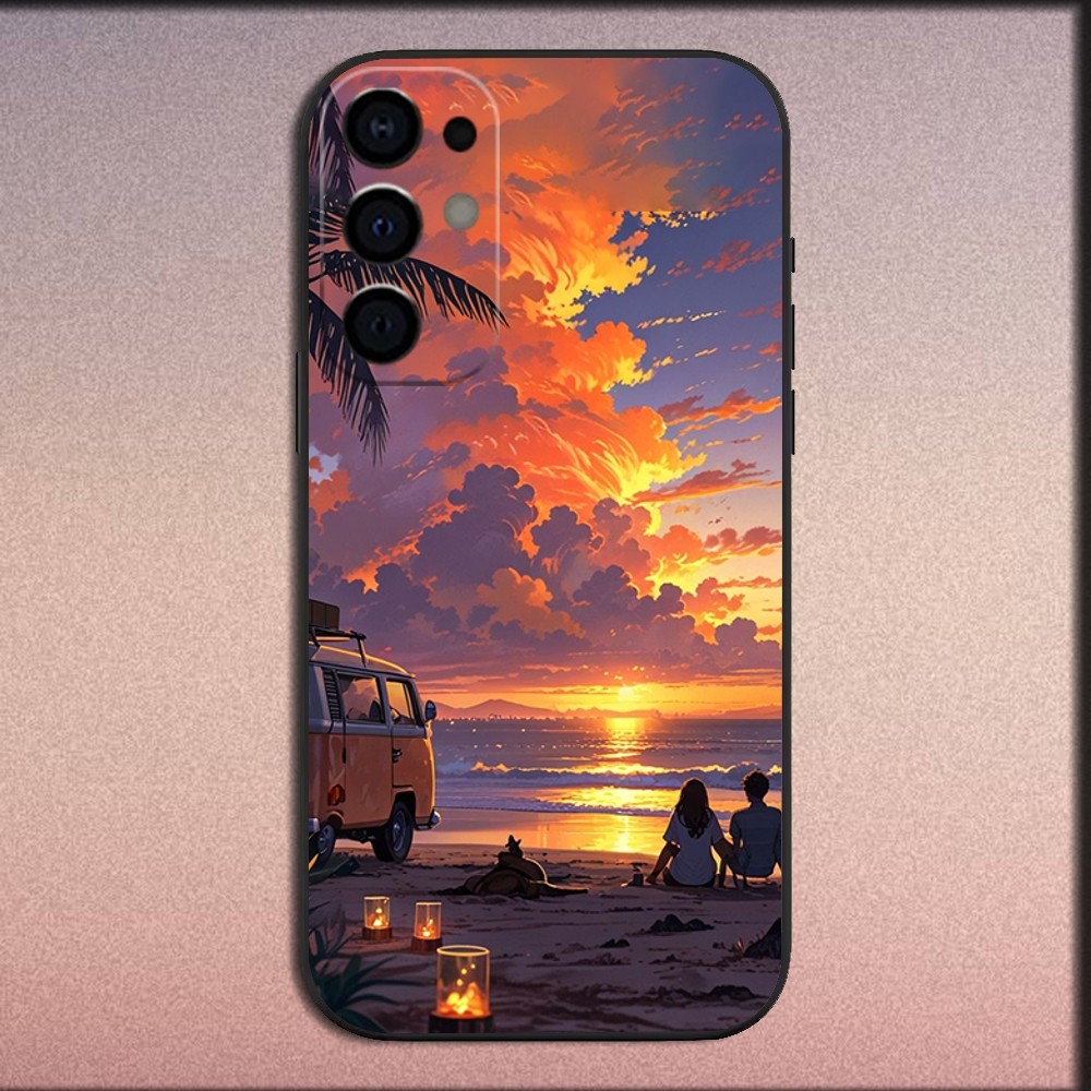 キャンプ用電話ケース,Samsung s25,s24,s21 - Outdoor Camping Anime のレビューと価格