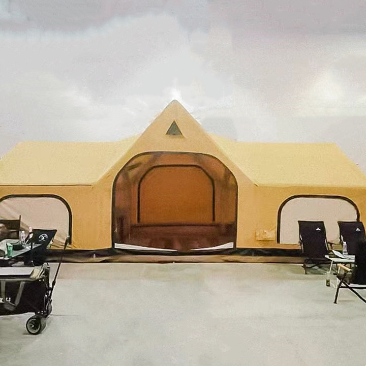 32.0平方メートルのクイック設営屋外キャンプ用2部屋1ホー - Outdoor Camping Inflatable Tent のレビューと価格