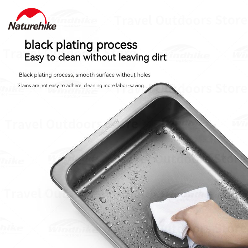 Naturehike 洗濯シンク ステンレス鋼 屋外調理器具 - Outdoor Camping Kitchen With Sink のレビューと価格