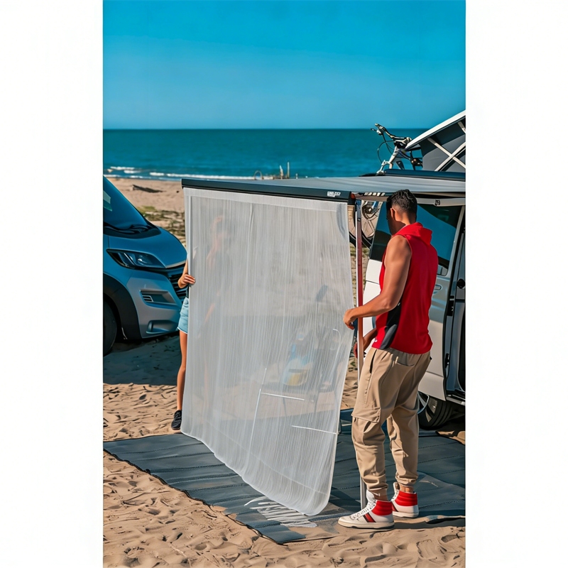 RVオーニングフロントサンシェードスクリーンビューブロッカー - Outdoor Camping Awning のレビューと価格