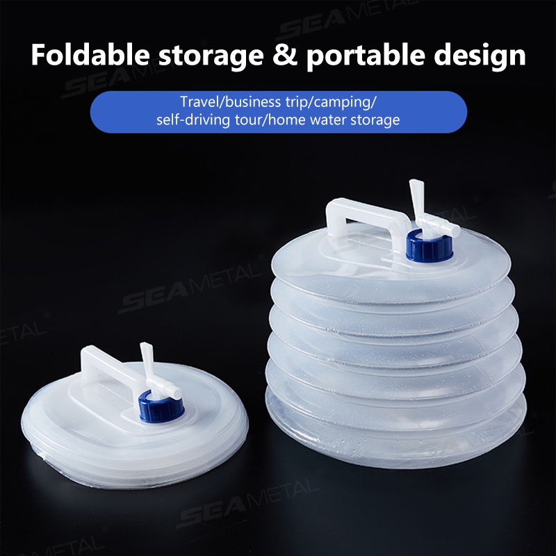 SEAMETAL 5L-15L 車用折りたたみバケツ ポータ - Collapsible Water Bottle のレビューと価格