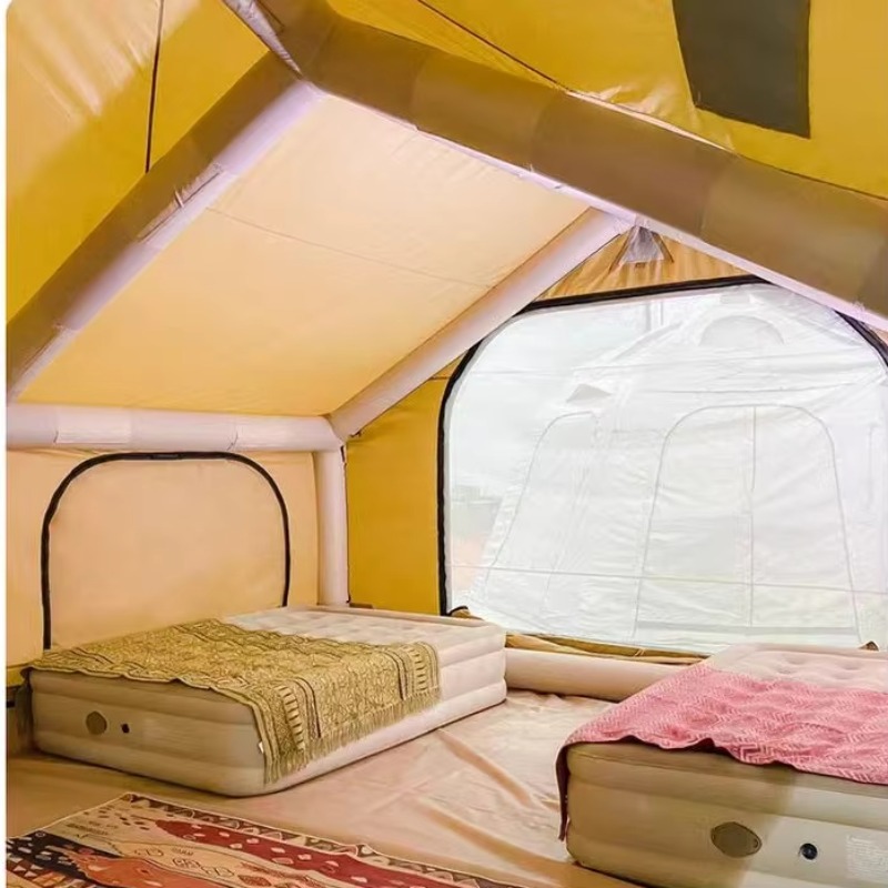 2026年 32.0平方メートル 簡単設営 アウトドア キャ - Outdoor Camping Inflatable Tent のレビューと価格