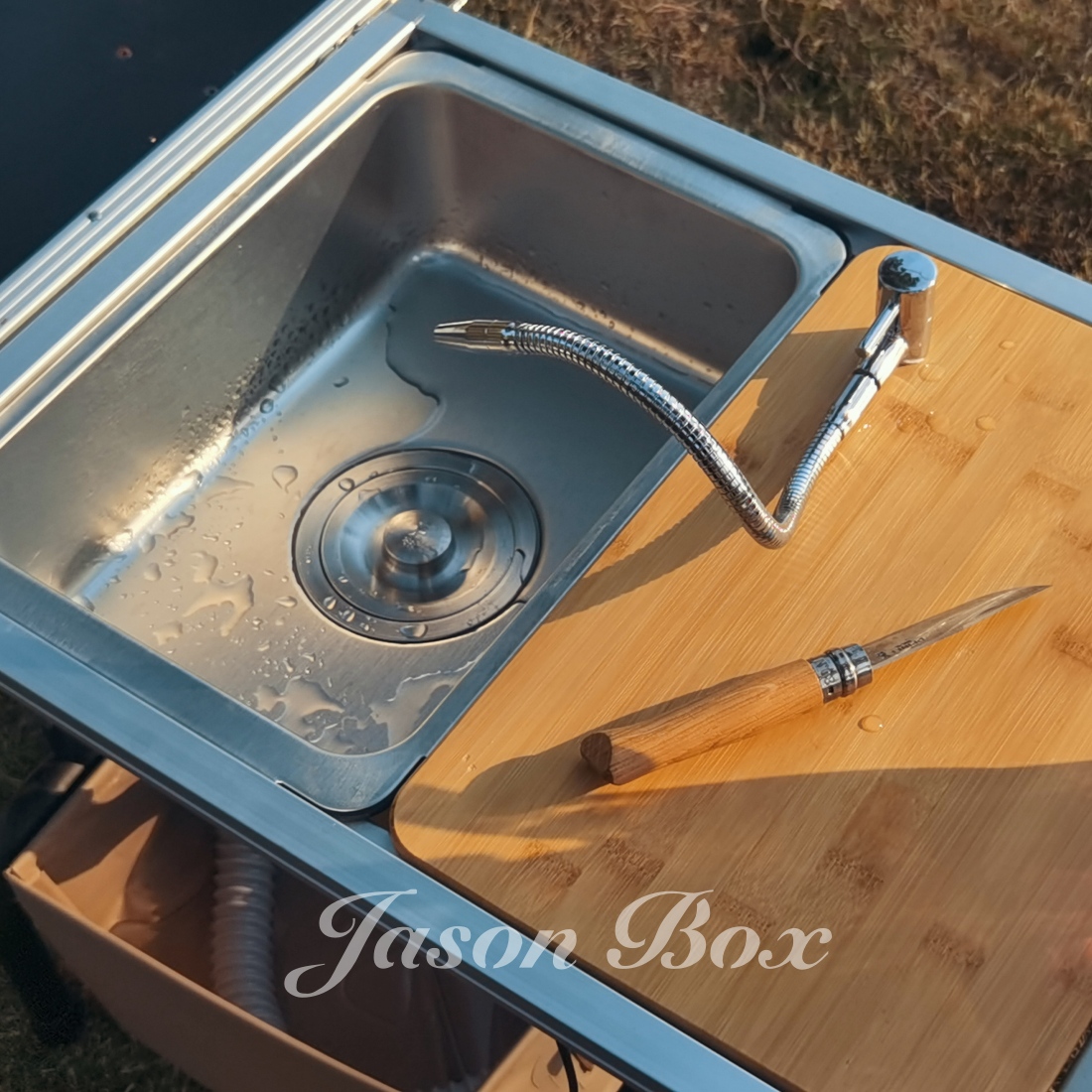Igt屋外キャンプテーブル、キッチン、ゼブラシンクモジュール - Outdoor Camping Kitchen With Sink のレビューと価格
