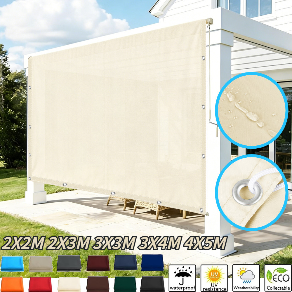 5x4m 4x3m 3x2m ガーデンサンシェードセイルネッ - Outdoor Camping Awning のレビューと価格