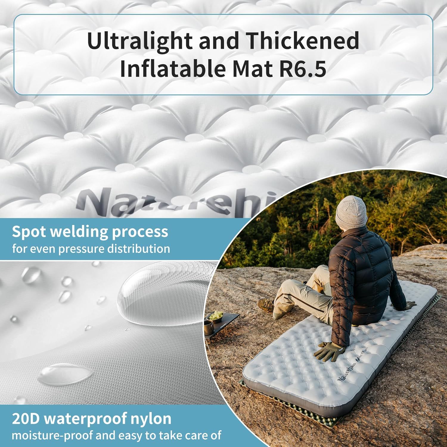 Naturehike R6.5 R8.2 R5.8 インフレ - Ultralight Ground Sheet のレビューと価格
