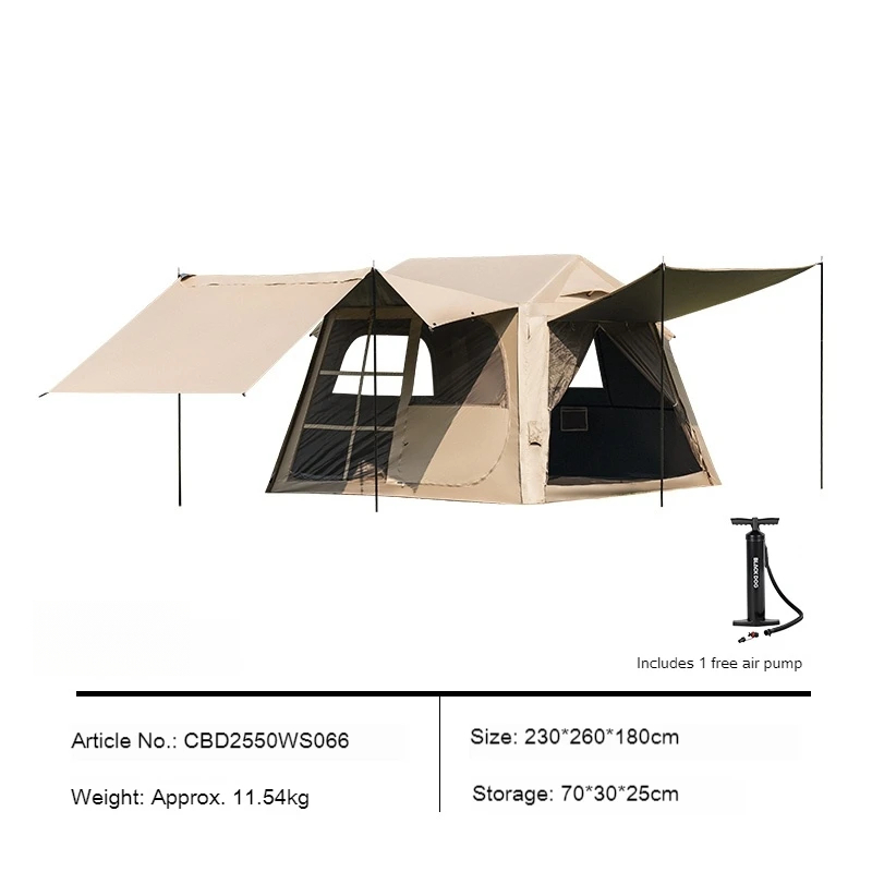 高品質インフレータブルインスタントテント、クイックリリース式 - Outdoor Camping Inflatable Tent のレビューと価格