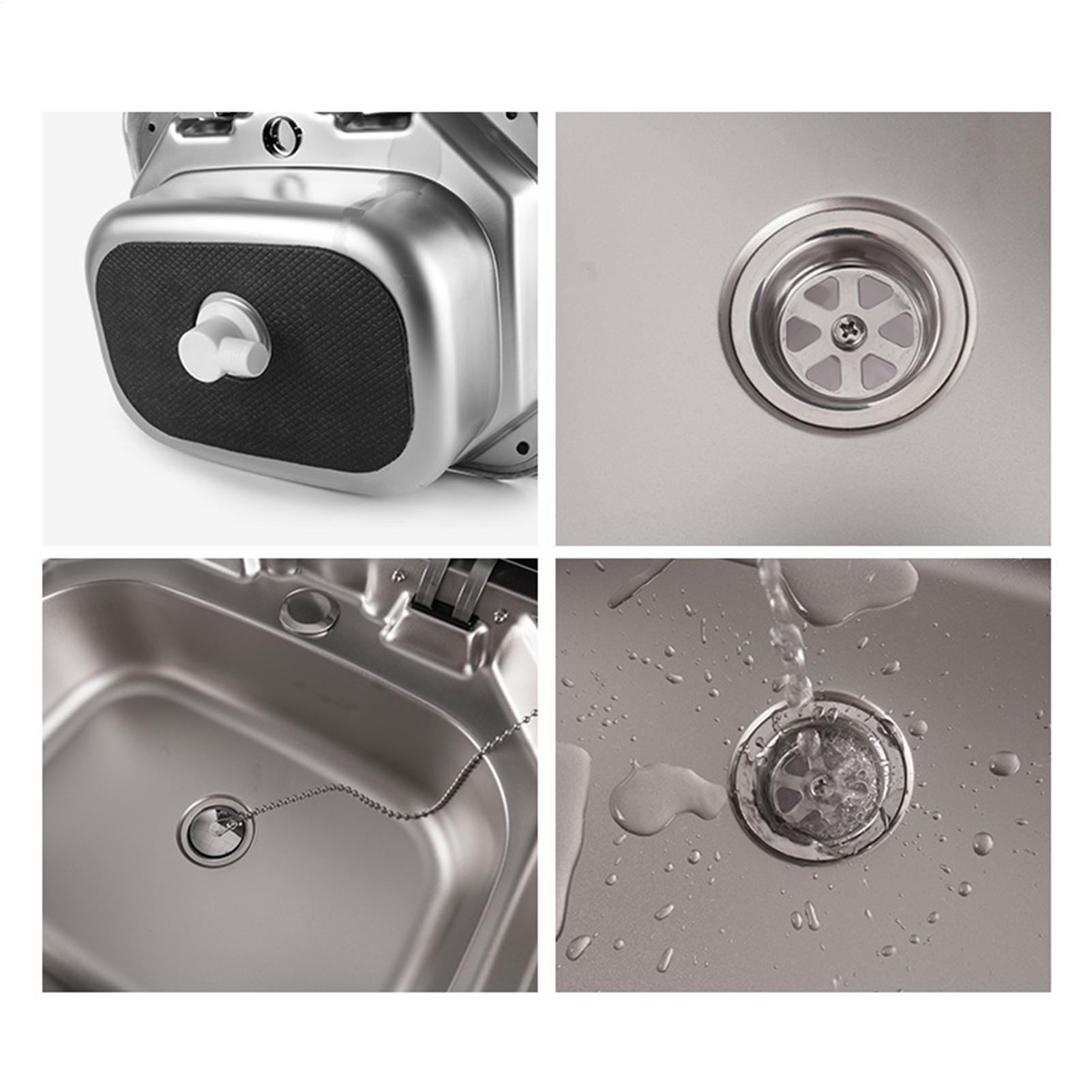 排水ストレーナー ステンレス鋼製交換用シンク排水栓 キャンピ - Outdoor Camping Kitchen With Sink のレビューと価格