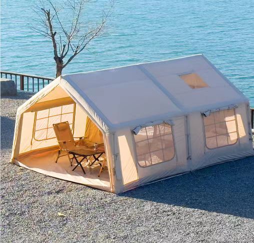 17.2大型高級防水耐久性エア注入式大人用テント10人用屋外 - Outdoor Camping Inflatable Tent のレビューと価格