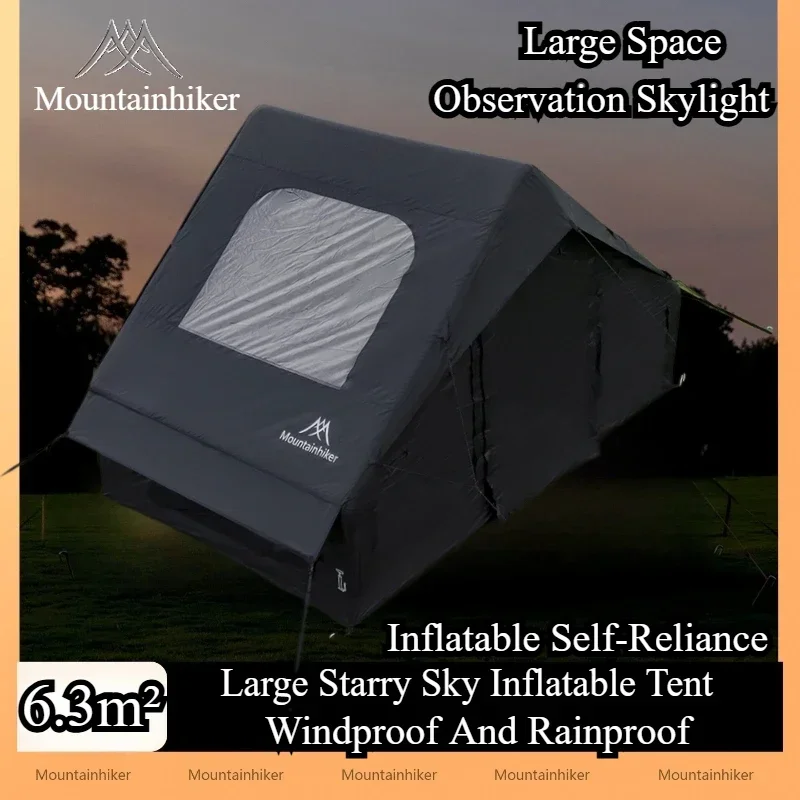 マウンテンハイカー特大インフレータブルテント 3～6人用ファ - Outdoor Camping Inflatable Tent のレビューと価格