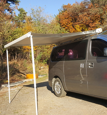 頑丈なフレームのフルカセット式キャンピングカー屋外日よけモー - Outdoor Camping Awning のレビューと価格
