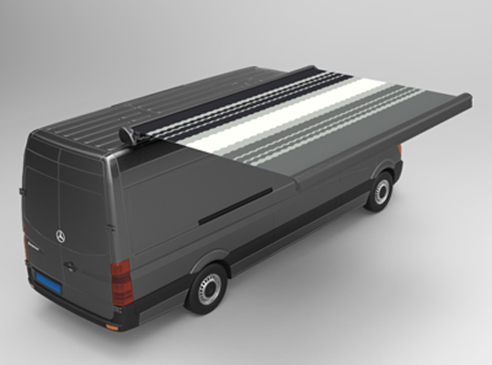 頑丈なフレームのフルカセット式キャンピングカー屋外日よけモー - Outdoor Camping Awning のレビューと価格