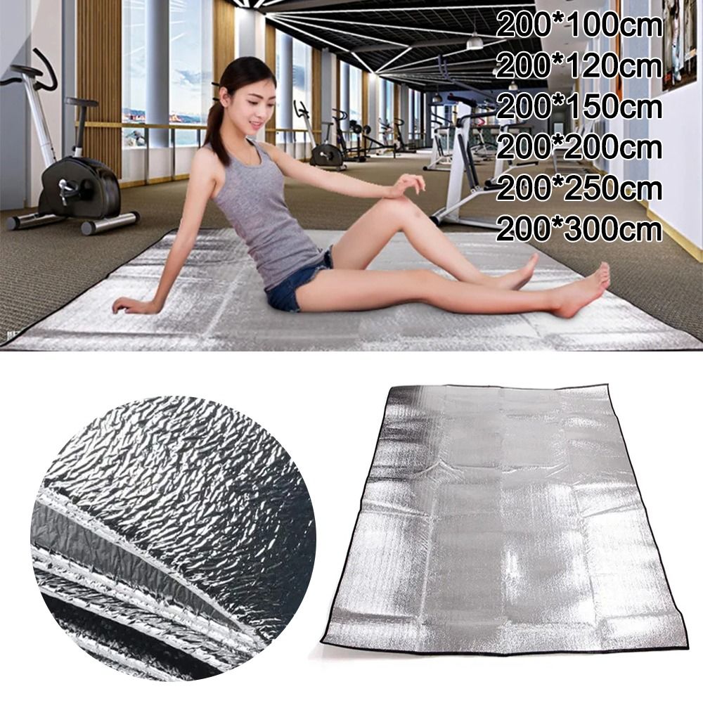 新しいサーマルキャンプマット防水超軽量断熱フォームフォイルマ - Outdoor Camping Rugs のレビューと価格