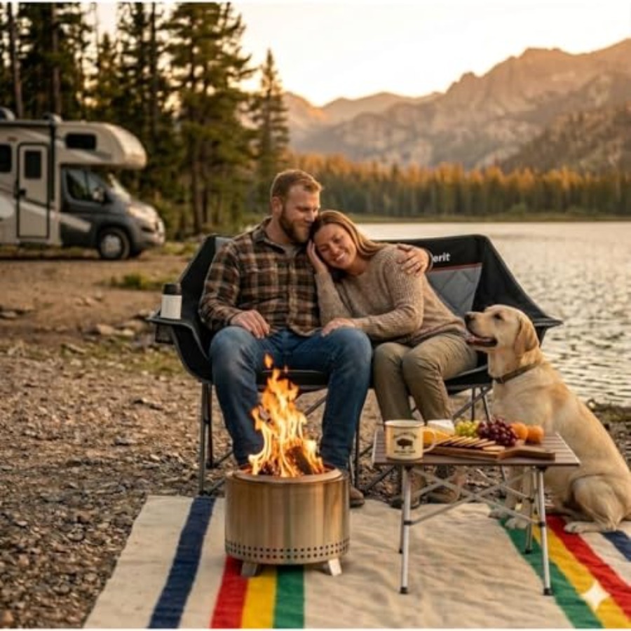 特大サイズの完全パッド入りキャンプチェア、屋外芝生スポーツイ - Camping Quad のレビューと価格