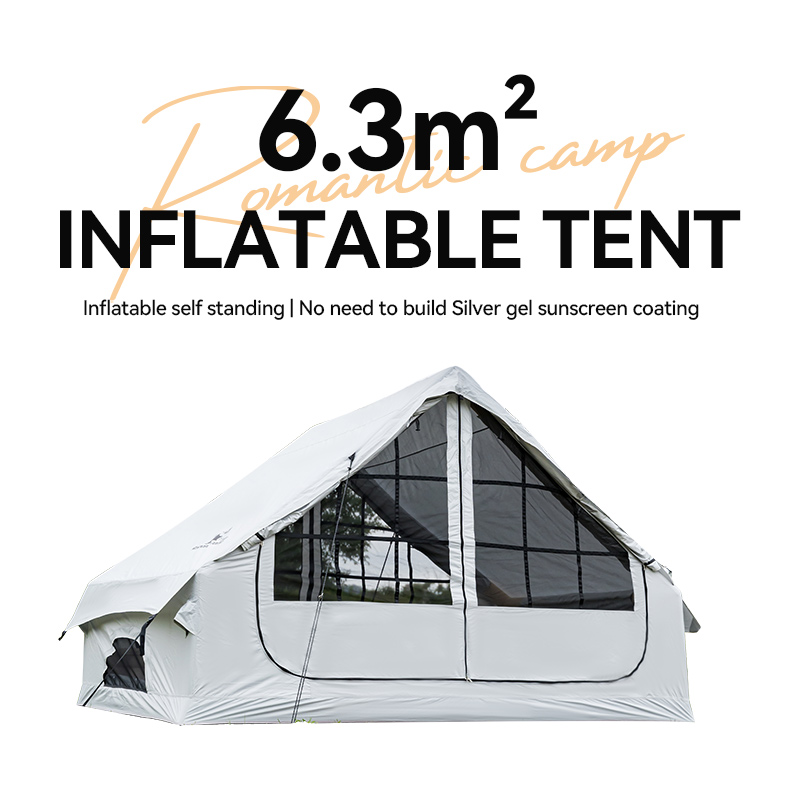 屋外キャンプ用新型自動膨張式テント、宿泊用、雨風対策、6.3 - Outdoor Camping Inflatable Tent のレビューと価格