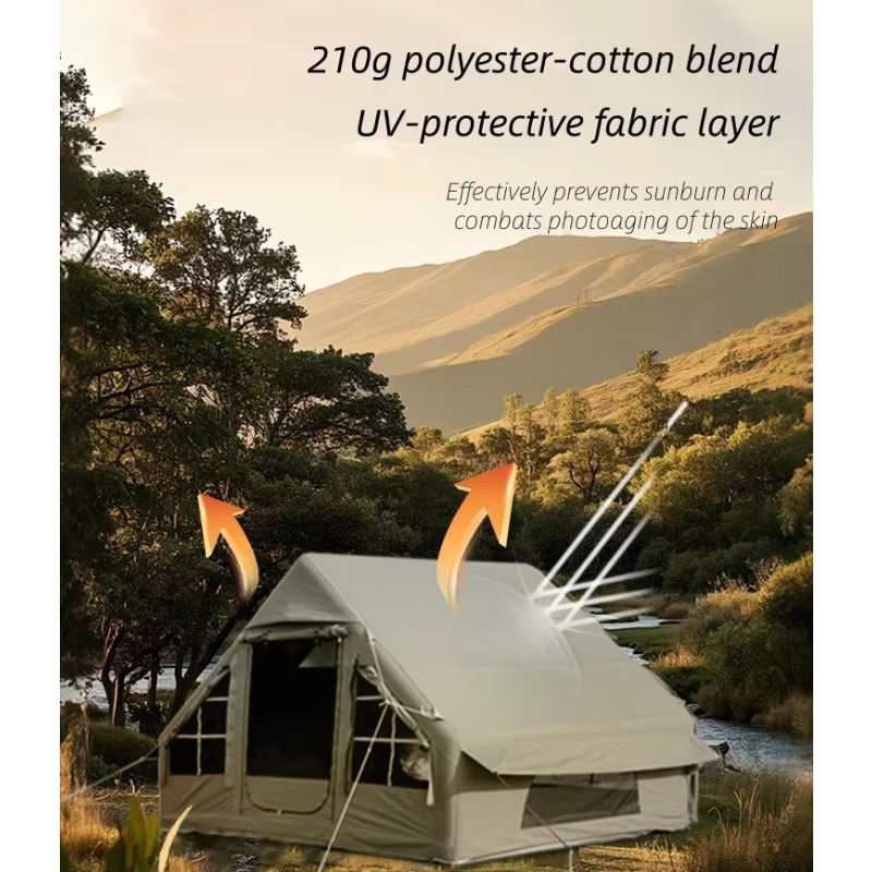 屋外キャンプ用インフレータブルテント 6+6平方フィート 高 - Outdoor Camping Inflatable Tent のレビューと価格