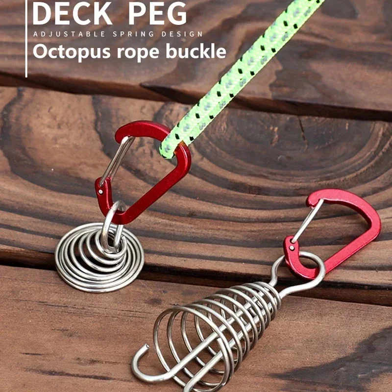 屋外キャンプタコロープバックルキャンプデッキネイルステンレス - Outdoor Camping Decke のレビューと価格