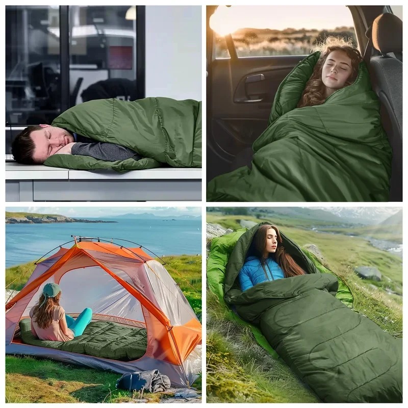 1 個 4 季節超軽量防水キャンプ寝袋暖かい封筒バックパッキ - Ultralight Ground Sheet のレビューと価格