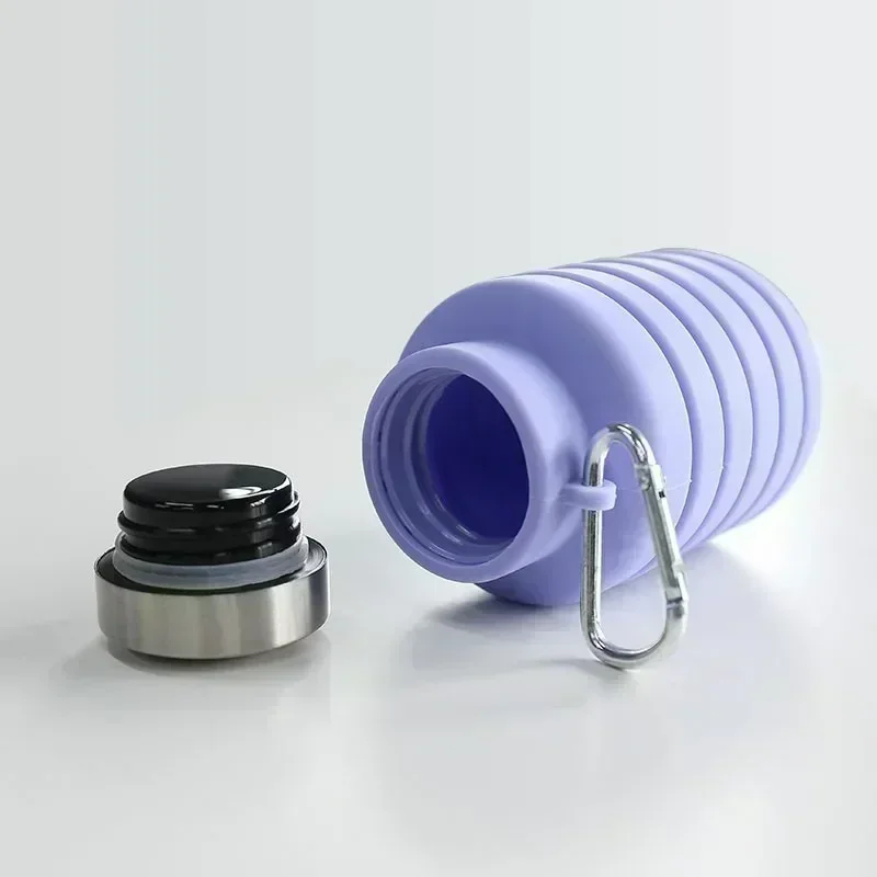 折りたたみ式ウォーターボトル、再利用可能なBPAフリーシリコ - Collapsible Water Bottle のレビューと価格