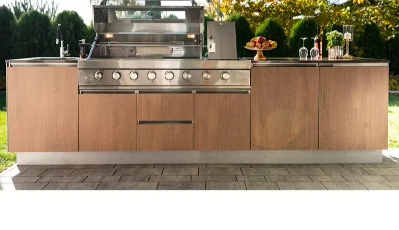 モジュール式屋外キッチンキャビネット、シンク付きステンレス製 - Outdoor Camping Kitchen With Sink のレビューと価格