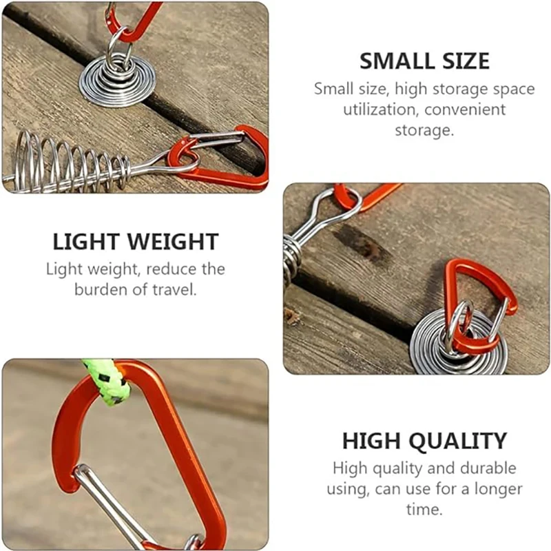 アウトドアキャンプ用タコロープバックル、キャンプデッキネイル - Outdoor Camping Decke のレビューと価格