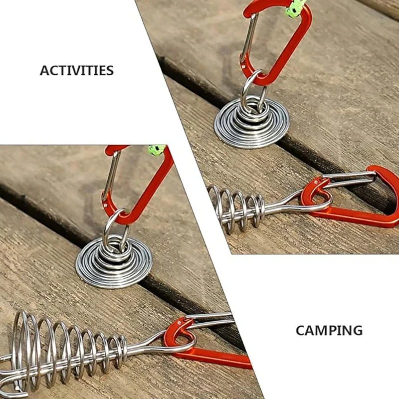 アウトドアキャンプ用タコロープバックル、キャンプデッキネイル - Outdoor Camping Decke のレビューと価格