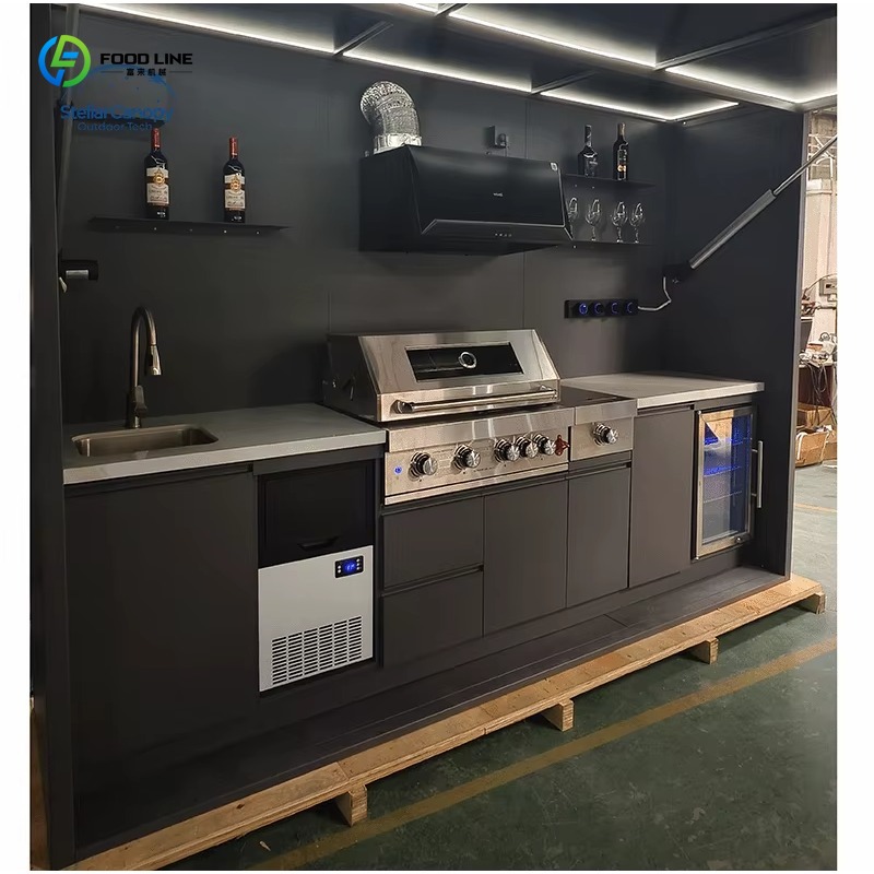 カスタマイズ可能なキャンプ用屋外キッチンセット、多機能BBQ - Outdoor Camping Kitchen With Sink のレビューと価格