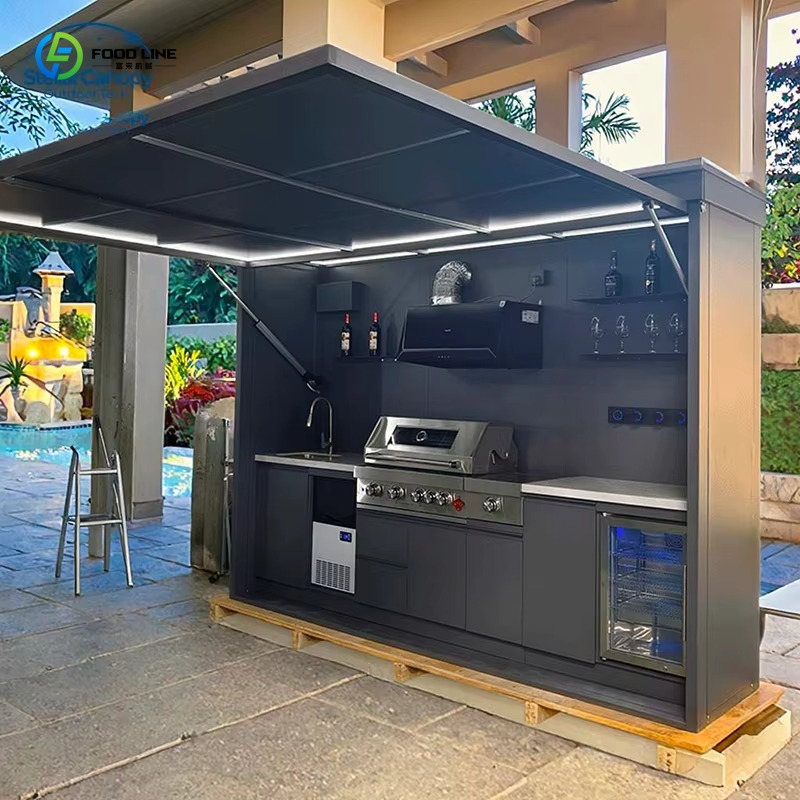 カスタマイズ可能なキャンプ用屋外キッチンセット、多機能BBQ - Outdoor Camping Kitchen With Sink のレビューと価格