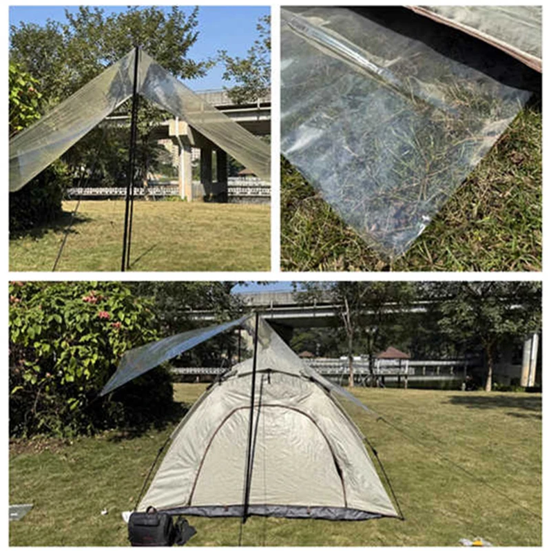 超軽量防水テントフットプリントグランドシートマット キャンプ - Ultralight Ground Sheet のレビューと価格