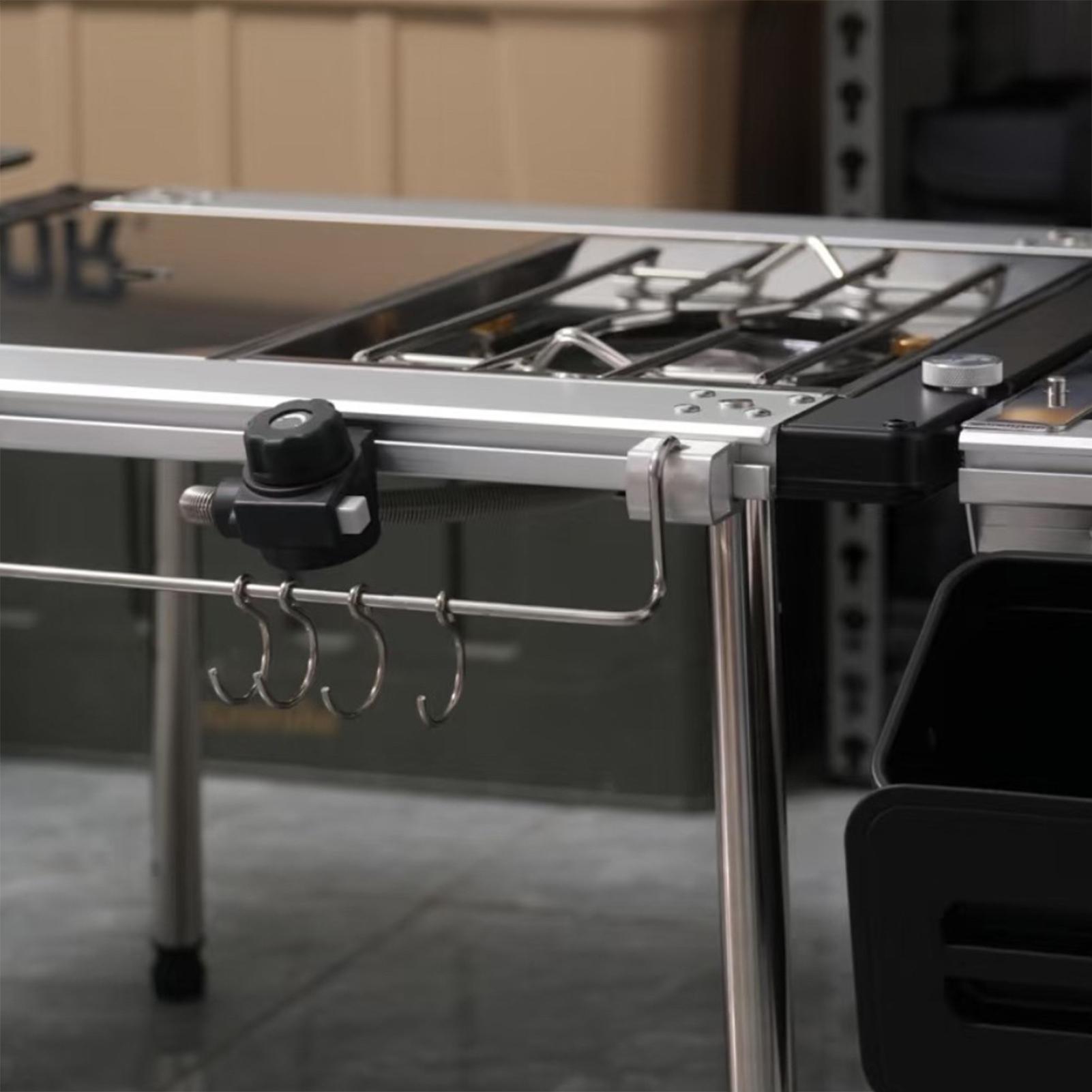 スライドバックルキャンプテーブル屋外キッチンセットアップアク - Outdoor Camping Kitchen Setup のレビューと価格