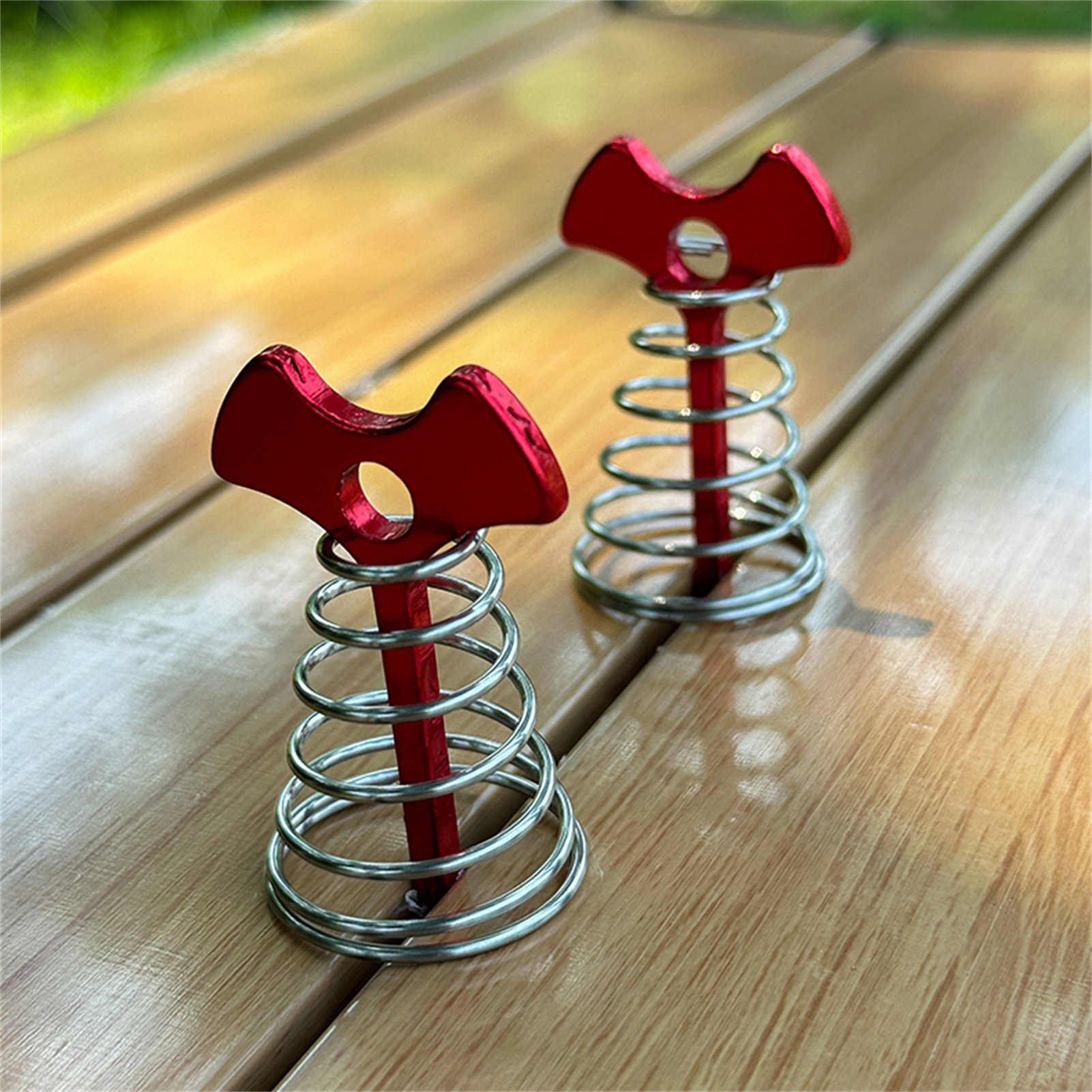 8個入り調整可能なプランクフロアースプリングフィッシュボーン - Outdoor Camping Decke のレビューと価格