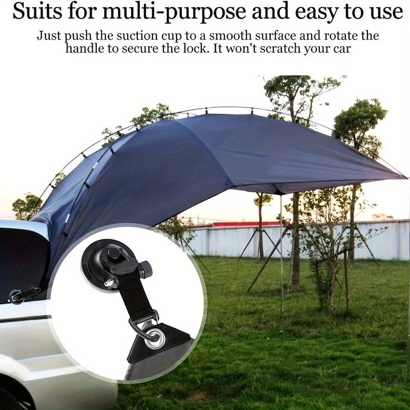 4個入り モーターホーム 車用吸盤アンカー 固定フック タイ - Outdoor Camping Awning のレビューと価格