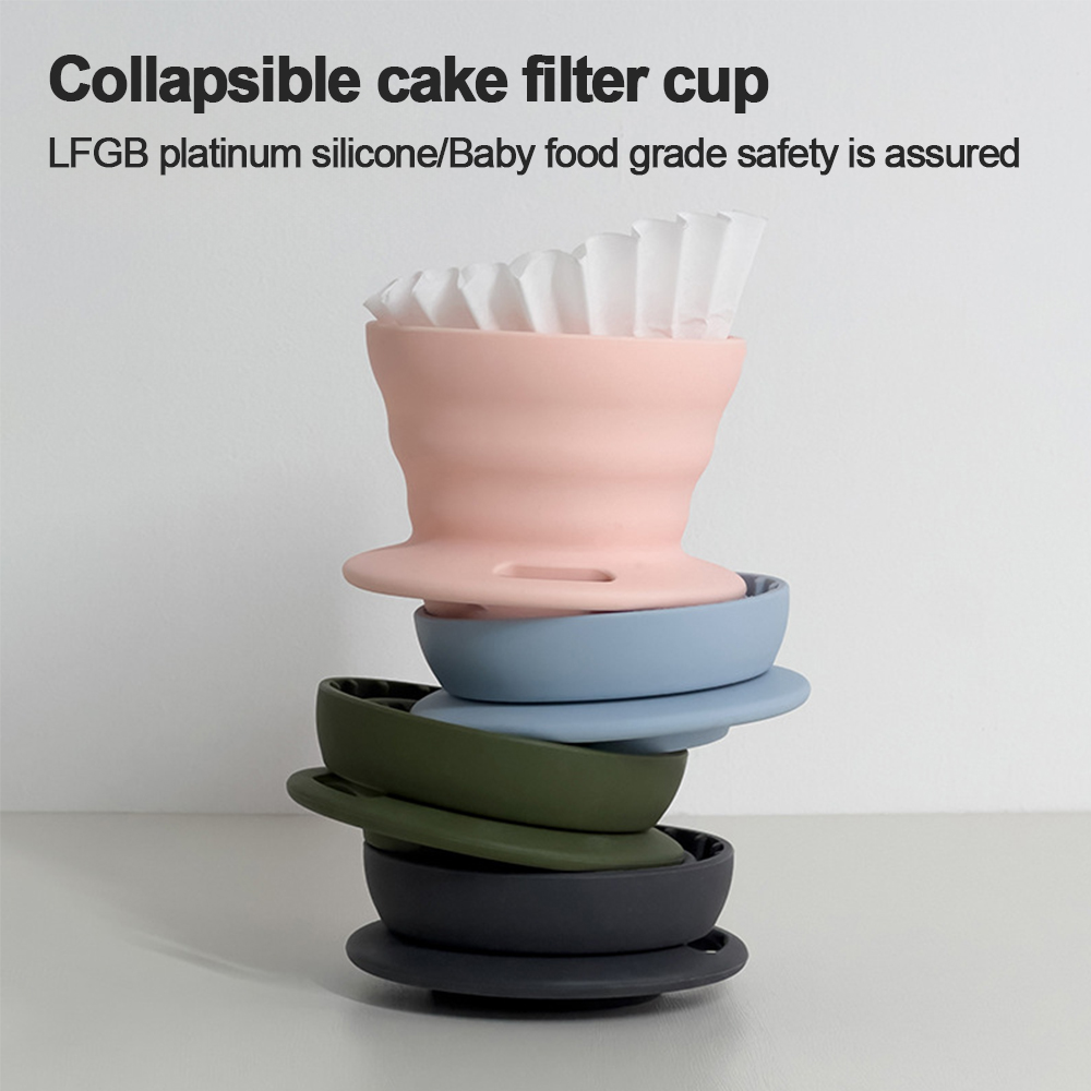 LFGB食品グレード折りたたみ式シリコンコーヒードリッパー  - Collapsible Water Bottle のレビューと価格