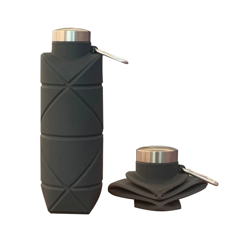 700ML 折りたたみ式ウォーターボトル 漏れ防止バルブ 再 - Collapsible Water Bottle のレビューと価格
