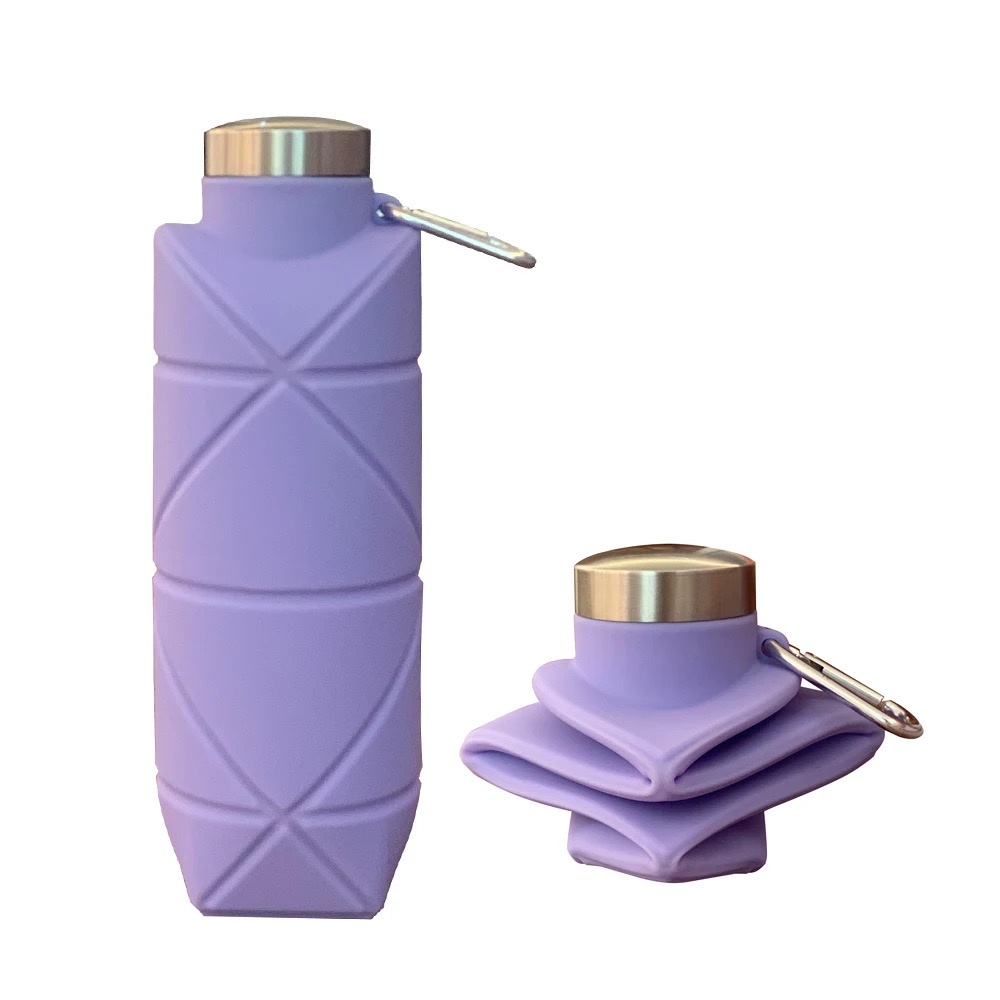 700ML 折りたたみ式ウォーターボトル 漏れ防止バルブ 再 - Collapsible Water Bottle のレビューと価格